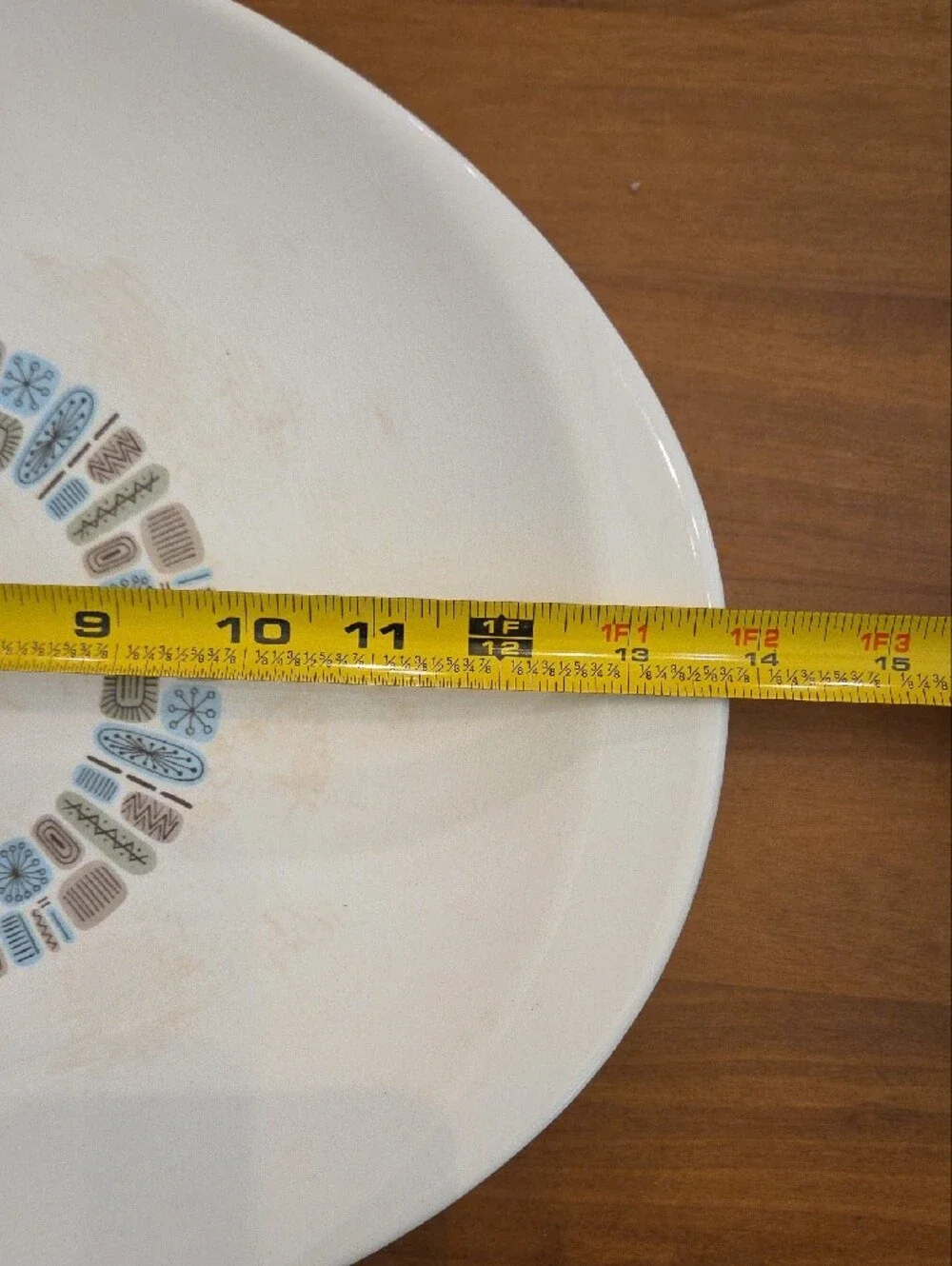MCM Temporama Ceramic Serving Plate. Canonsburg Pottery.